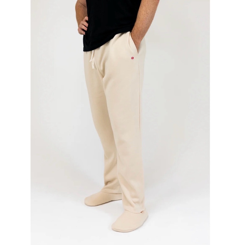 Unisex Cream Pajama Pants